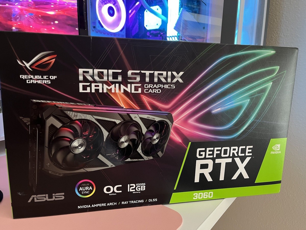 ASUS ROG Strix GeForce RTX 3060 OC Edition 12GB GDDR6 Graphics