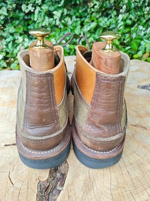 Russell Moccasin Sporting Clays Chukka Boots US 9.5 E Green Beige