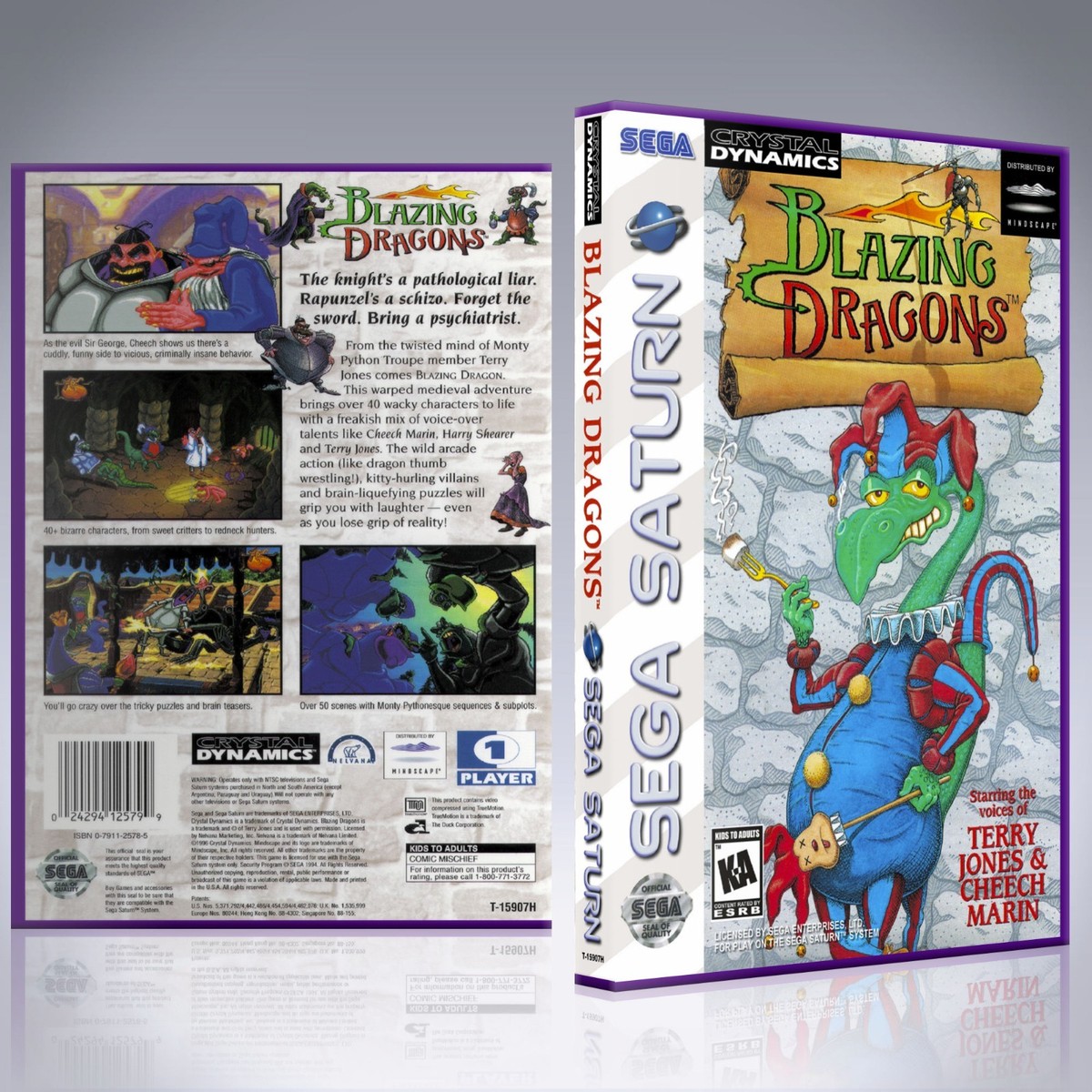 Blazing Dragons for Sega Saturn. for sale online | eBay