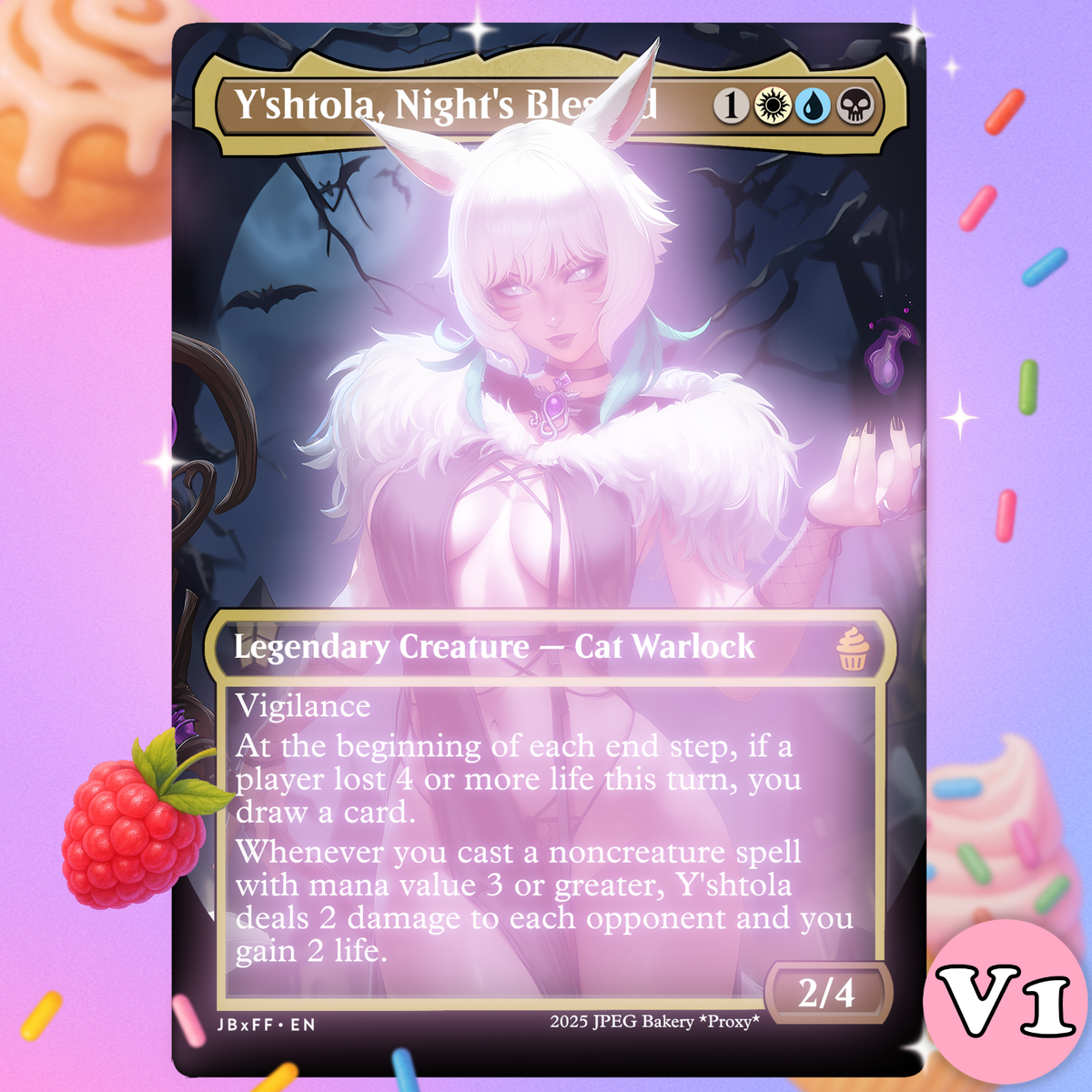 Y'shtola, Night's Blessed | MTG x Final Fantasy Premium Art Card