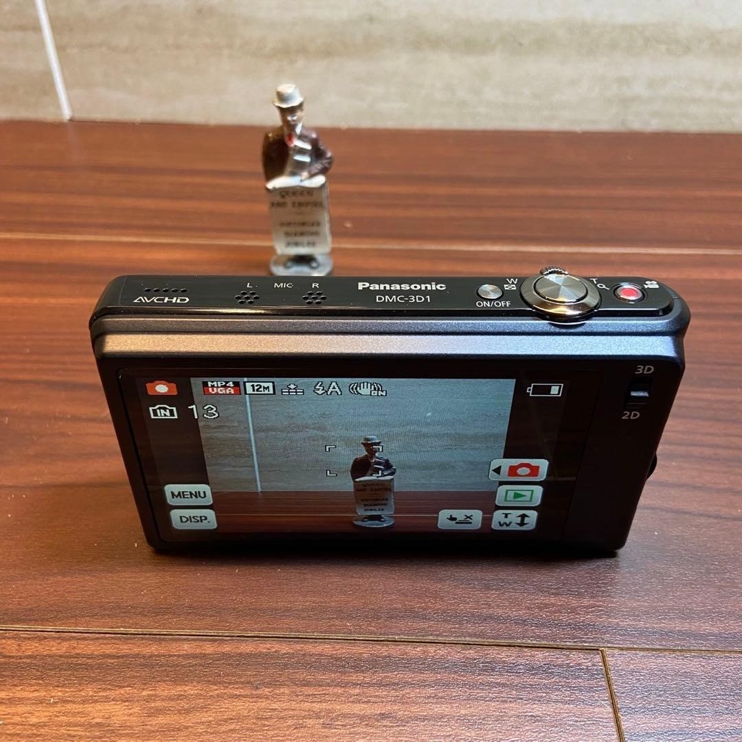 Panasonic LUMIX DMC-3D1 12.1MP Digital Camera - Black for sale