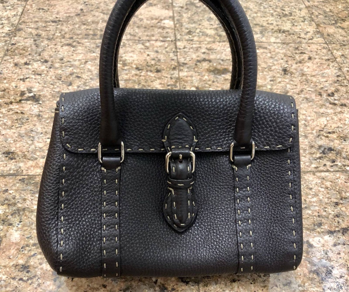 FENDI Linda Selleria Mini Leather Bag | eBay