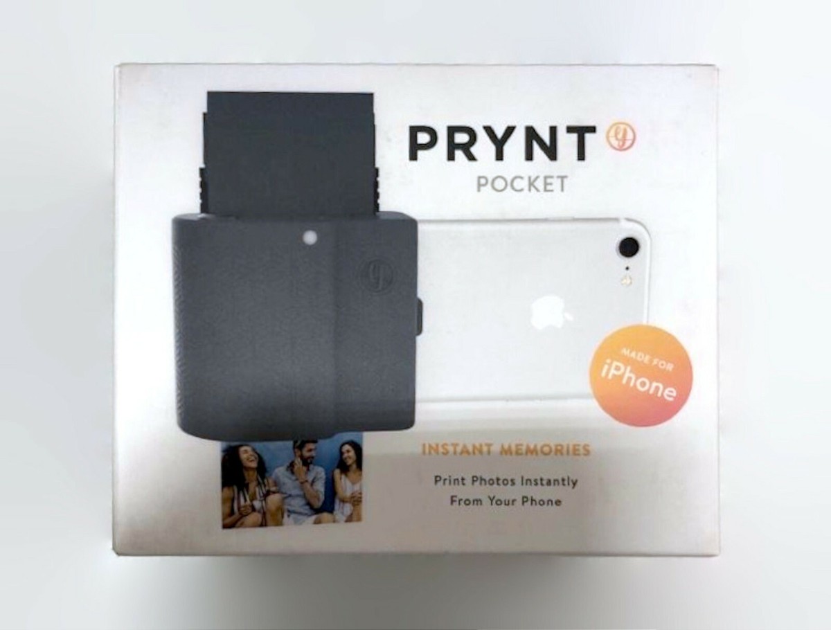 NEW Prynt Pocket Instant Photo Printer for iPhone Graphite