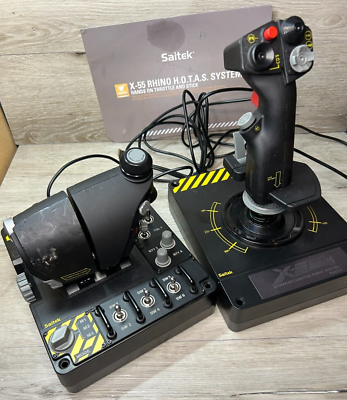 Saitek X-55 Pro-flight RHINO H.O.T.A.S. HOTAS Flight Simulator