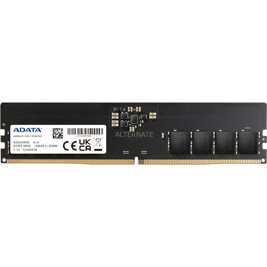 Adata 32GB DDR5 4800MHz PC5-38400 CL40 U-DIMM Desktop Memory RAM