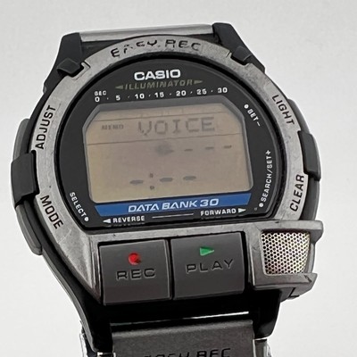 Vintage 1998 Casio Db-v300 Digital Rec Data Bank 30 Watch Module