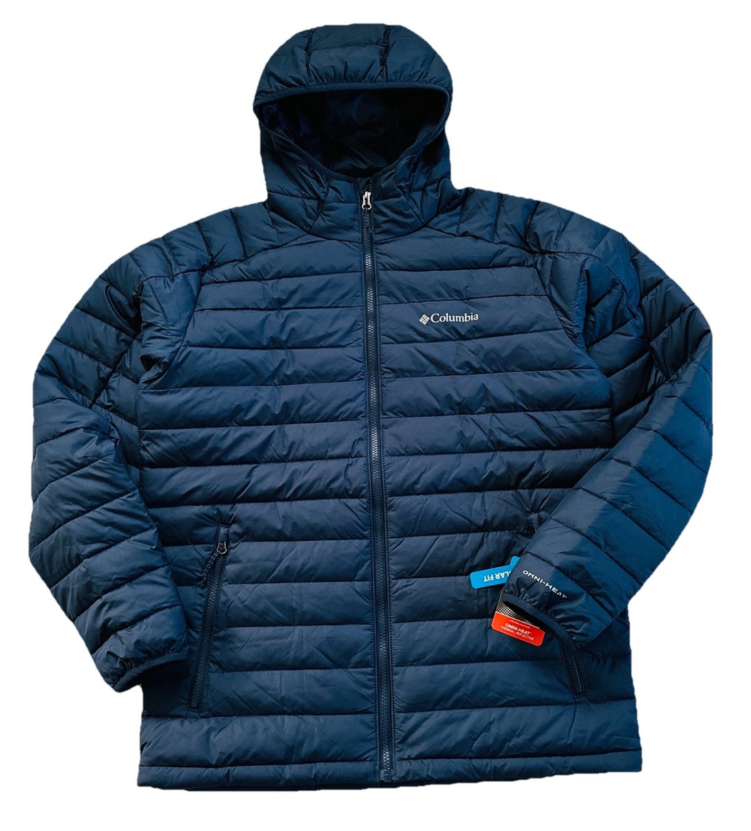 Columbia Men's White Out 1.0 FS Hooded Omni-Heat Down Jacket | eBay