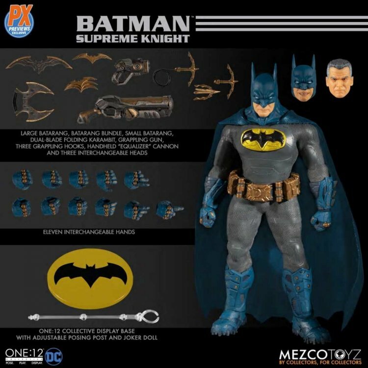 Mezco Toyz 1:12 Batman Supreme Knight PX limited 6'' Action Figure