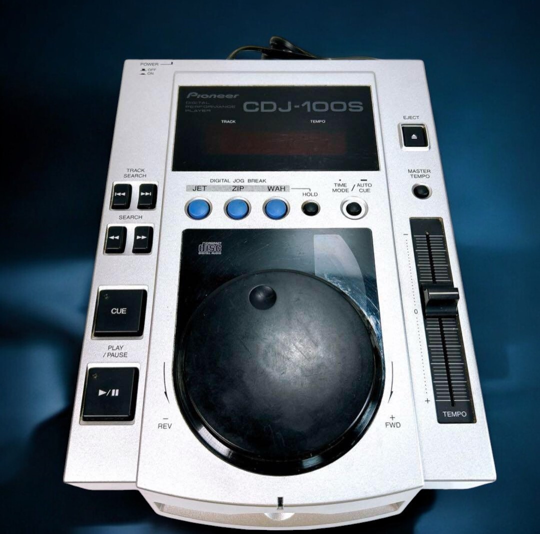 Pioneer DJ CDJ-100S Professional CD Player silver Compact Disc