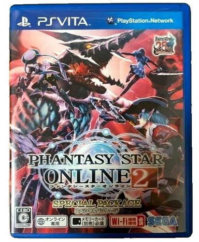 PS Vita Phantasy Star Online 2 Special Package Sega Japan