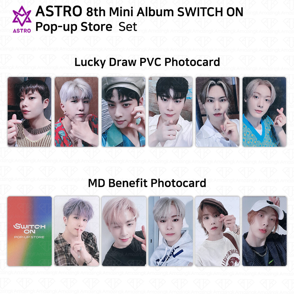 ASTRO 8th Mini Album Switch On Lucky Draw Photocard Withdrama