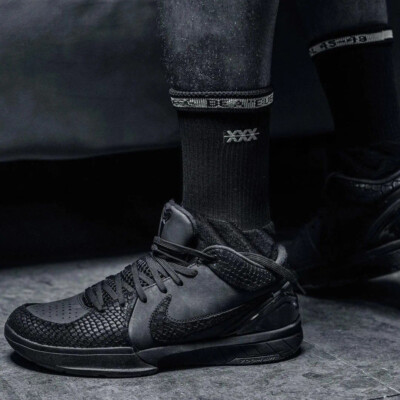 Nike Zoom Kobe IV Protro Low Top Black Kobe 4 Protro Gift of Mamba