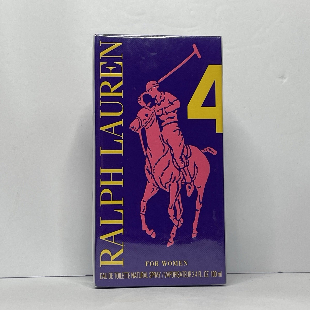 Ralph Lauren Polo BIG PONY #4 PURPLE 3.4 OZ EDT Spray For Women