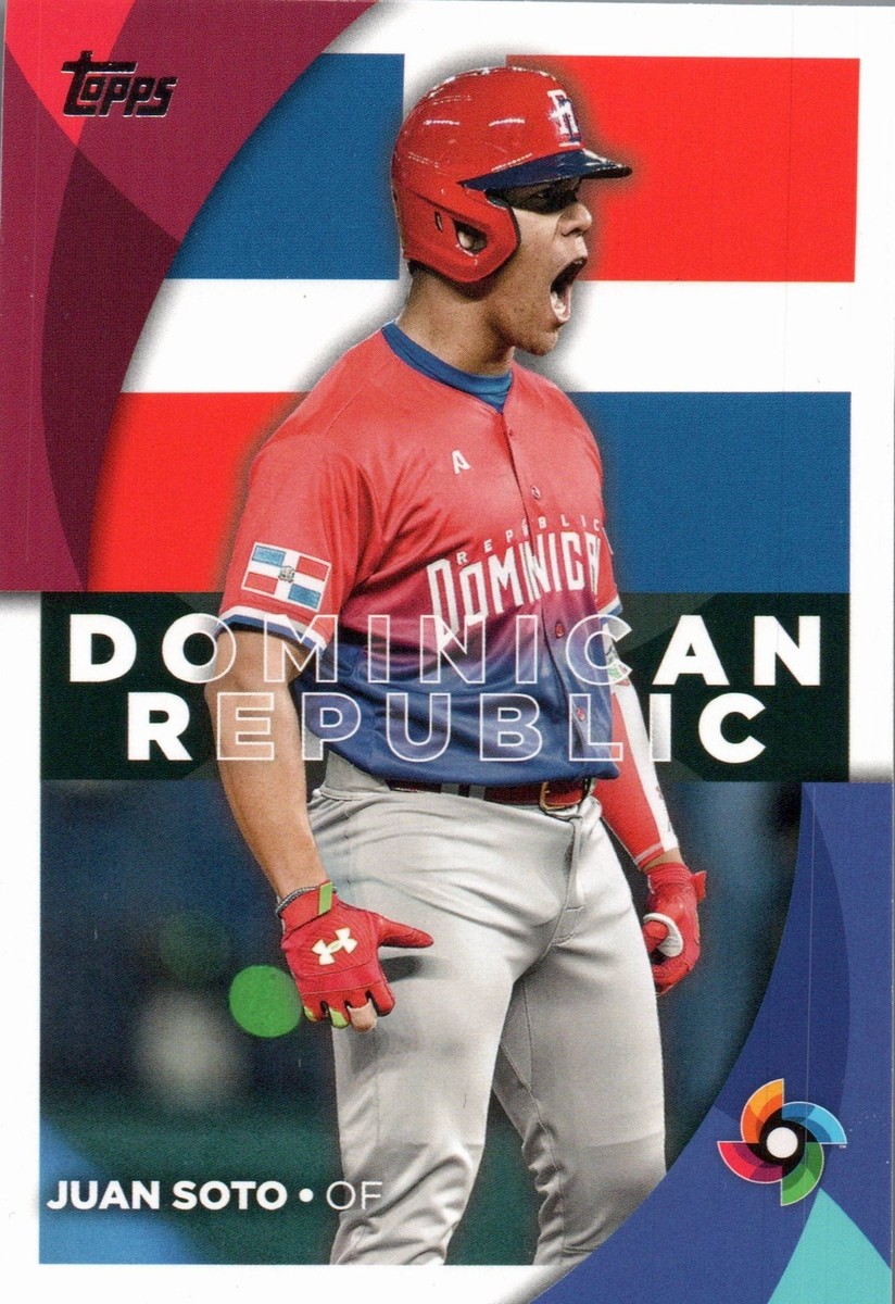 2023 Topps #WBC-7 Juan Soto WORLD BASEBALL CLASSIC Dominican
