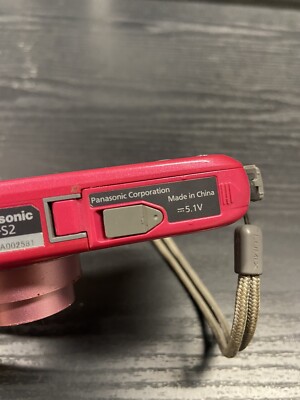 Panasonic LUMIX DMC-S2 Pink Digital Camera. 4X Zoom Optical Image