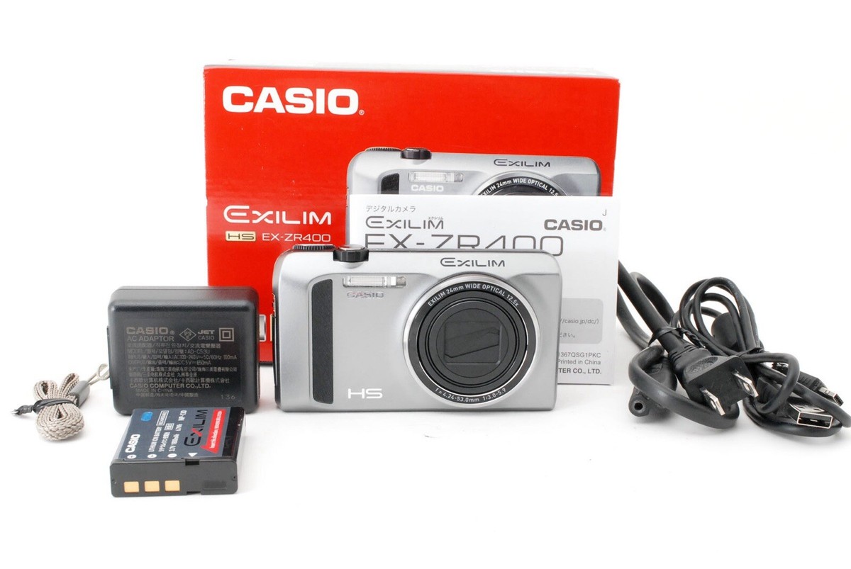 Casio Exilim EX-ZR400 ZR400 digital camera W. 12.5x Zoom Lens