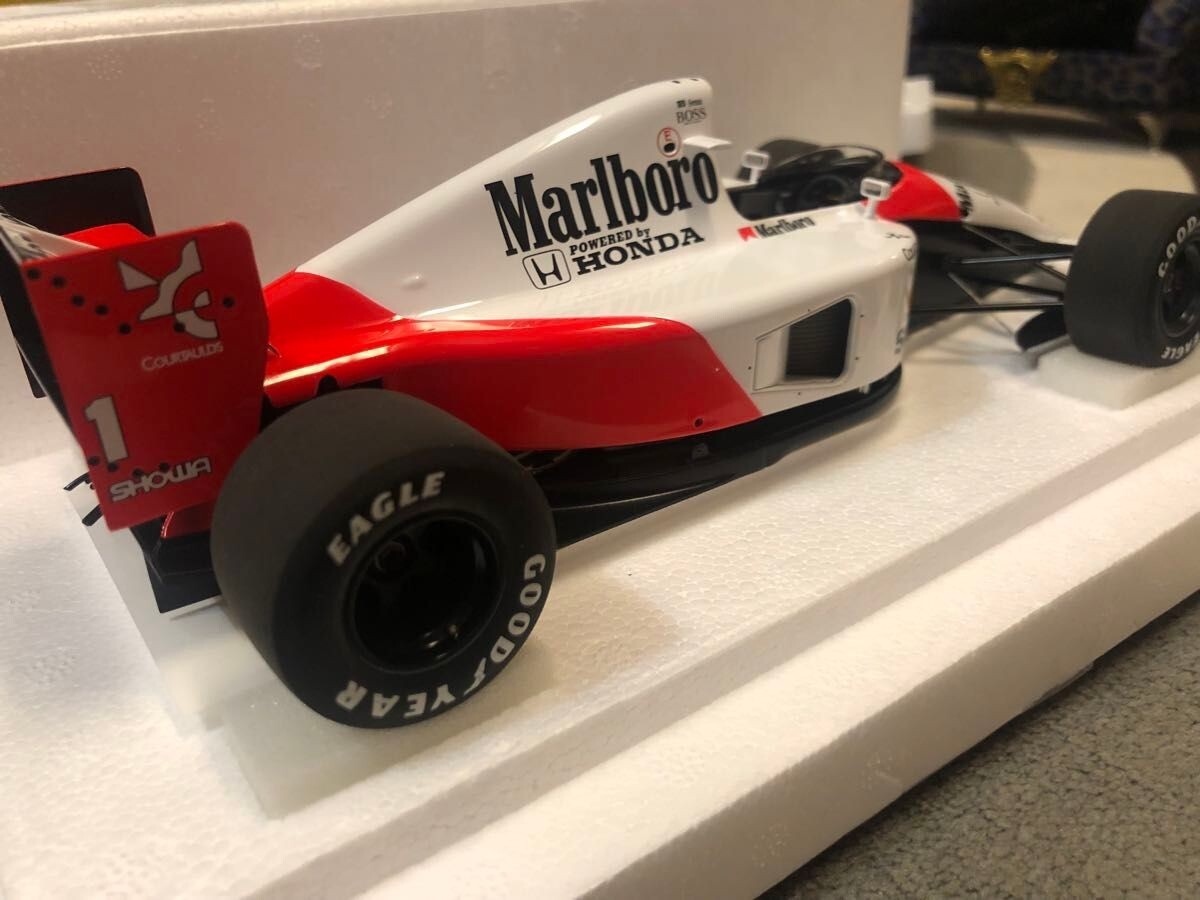Autoart 1/18 Mclaren Mp4/6 Japanese Gp A. Senna Marlboro