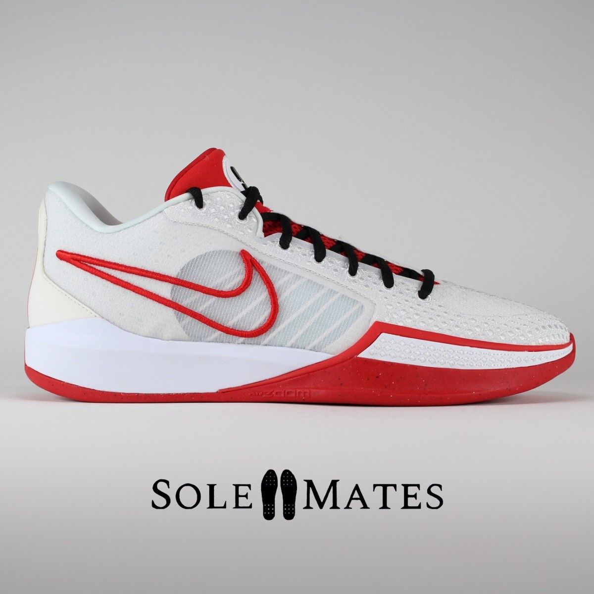 Nike By You Sabrina 1 White Red Black FJ4036-900 Men's Size 11.5