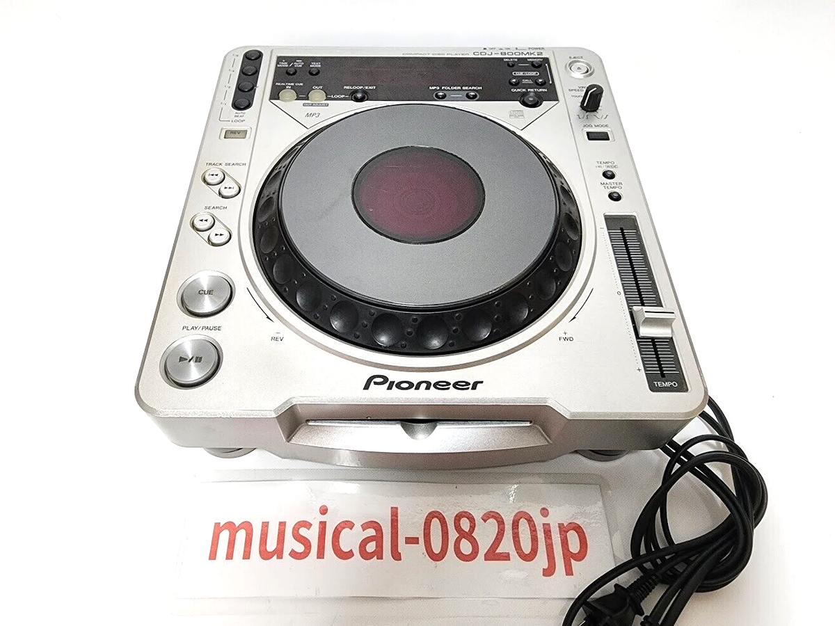 2004年製 Pioneer CDJ-800 DJ機器 パイオニア 2004年製 Pioneer CDJ