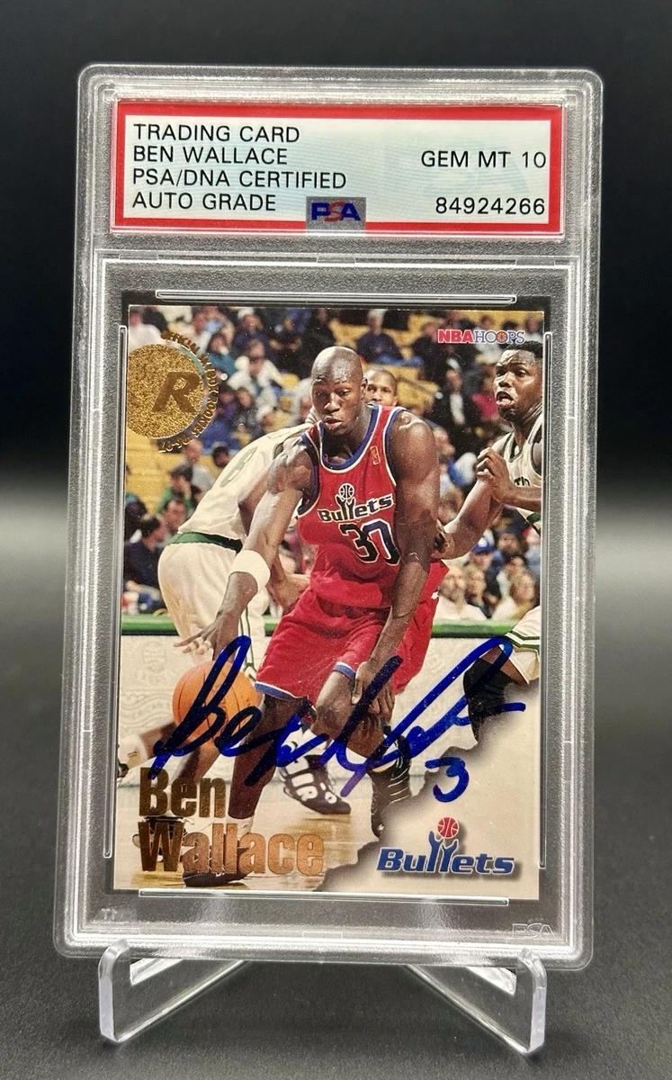 その他 UD Ben Wallace auto card Ben Wallace Basketball Autographed