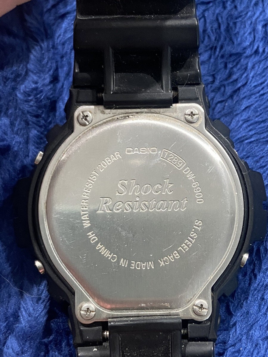 Casio G Shock DW-6900 (1289) Mens Watch, New Battery | eBay