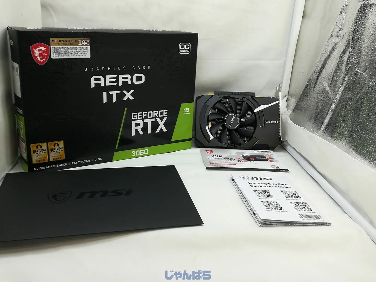 MSI GeForce RTX 3060 AERO ITX 12G OC LHR GDDR6 Graphics Card | eBay