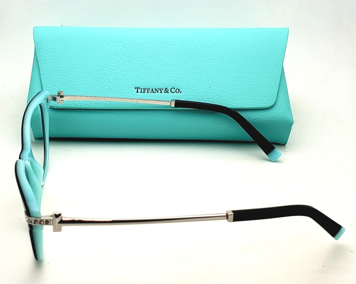 New Tiffany & Co. Reading Glasses TF 2223-B 8055 54-16 Black Blue