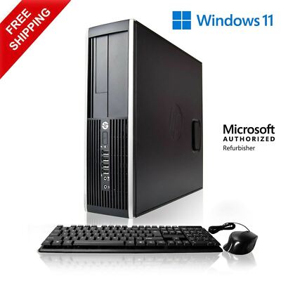 HP 800 G Windows 11 Desktop 500GB HDD 16GB Core i7 WIFI PC 22in