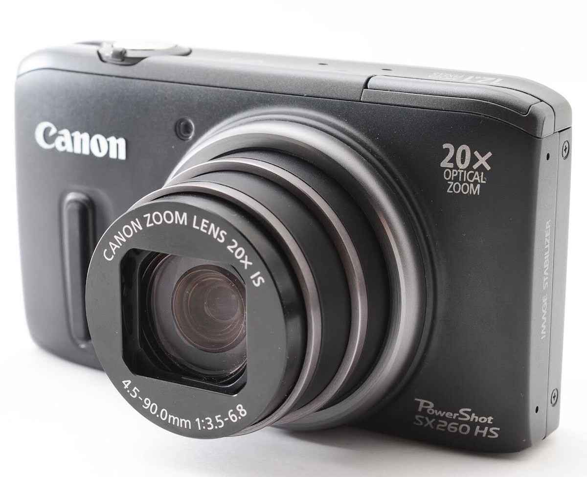 Canon PowerShot SX260HS SX260 HS W. 20x optical zoom Lens GPS Made