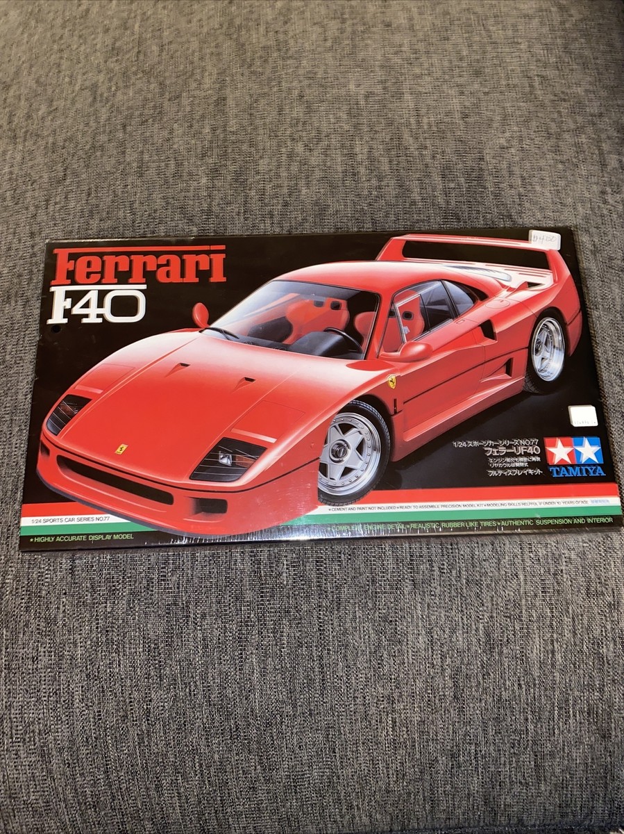 Tamiya Ferrari F40 1/24 Sports Car Series No.77 | eBay