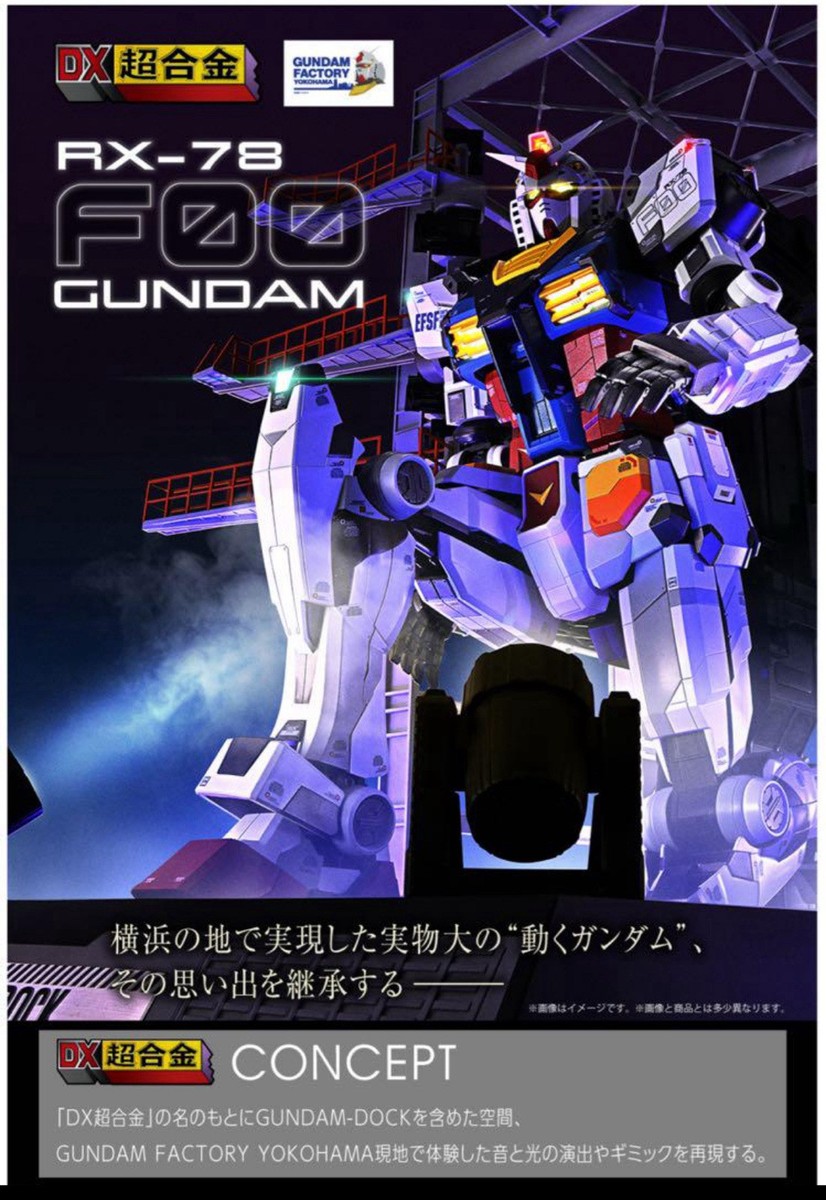 DX Chogokin GUNDAM FACTORY YOKOHAMA RX-78F00 GUNDAM Action Figure