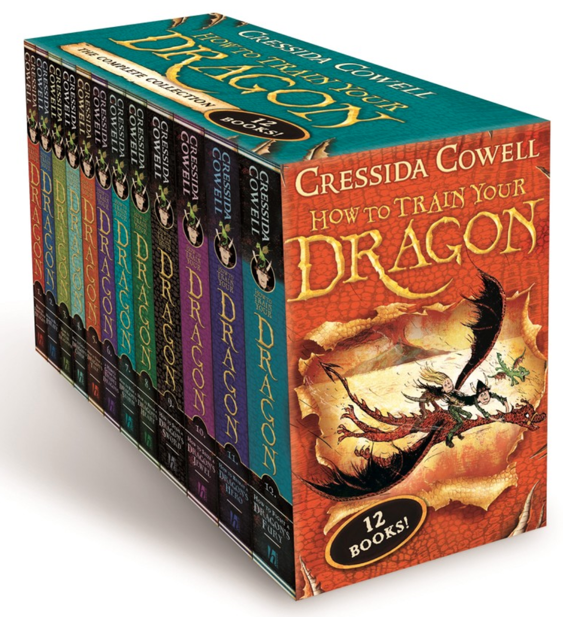 NEW How to Train Your Dragon 12 Books Box Set Complete Collection
