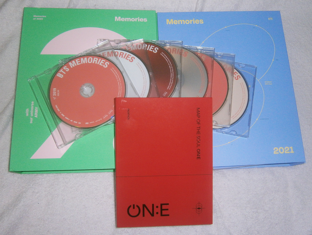 bts memories 2019, 2020, 2021 & map of the soul on:e lot of 4 | eBay