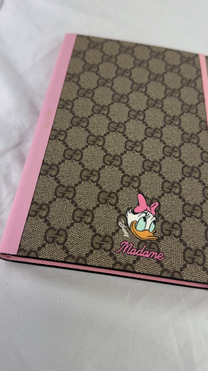 GUCCI X Disney Daisy Duck Note Memo Pad Notebook Beige/Pink | eBay