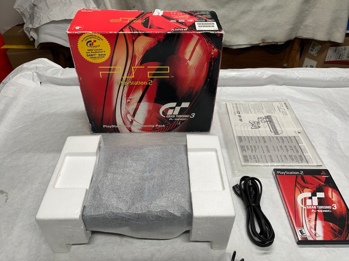 OEM Sony Playstation 2 PS2 Console System 35001 GT3 Racing Pack in