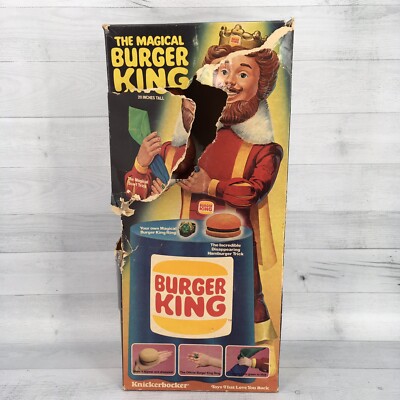 Vintage 1980 Knickerbocker The Magical Burger King Doll Toy | eBay