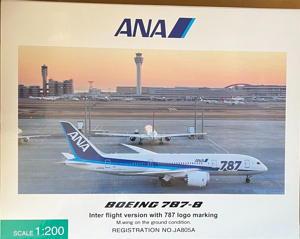 全日空商事 ANA全日空 1/200 JA805A BOEING 787-8 NH20052 787ロゴ ANA