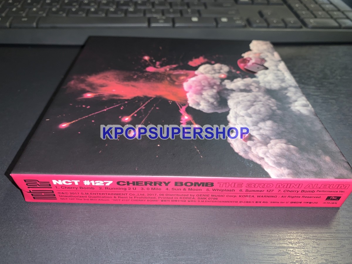 NCT 127 3rd Mini Album Cherry Bomb CD WinWin Photocard Great