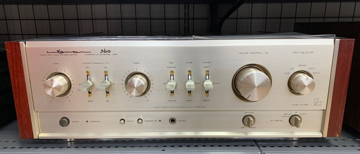 LUXMAN LX-360 Integrated Tube Amplifier Phono Equalizer KT-88 100V