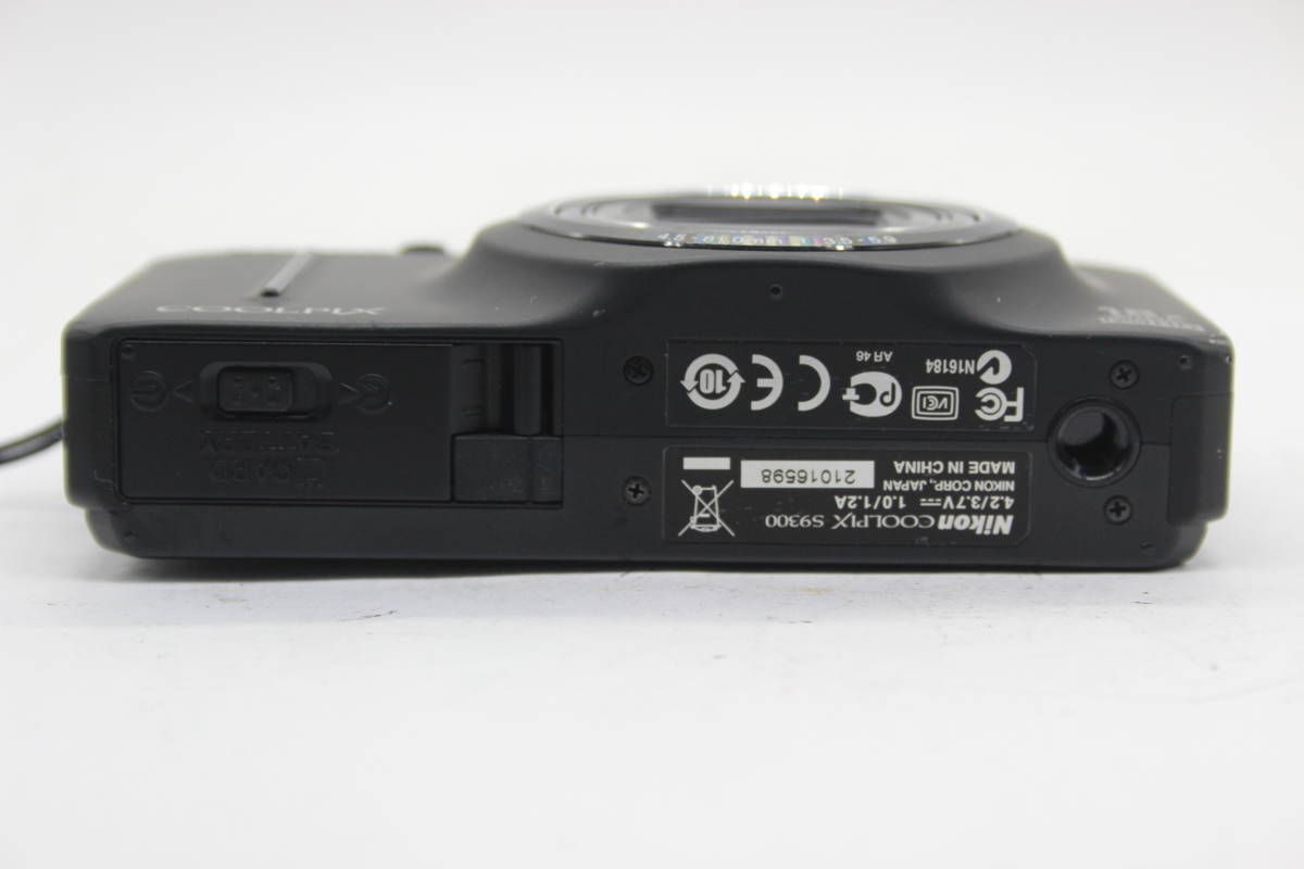 Nikon Coolpix S9300 Black Nikkor 18X Wide Lens Compact Digital