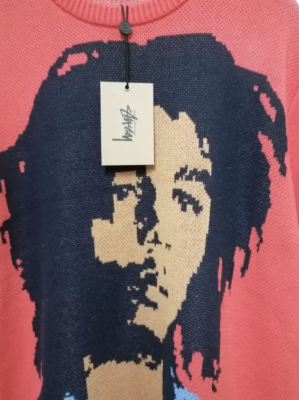 Bob Marley x Stussy Sweater Knit Red Jumper | eBay