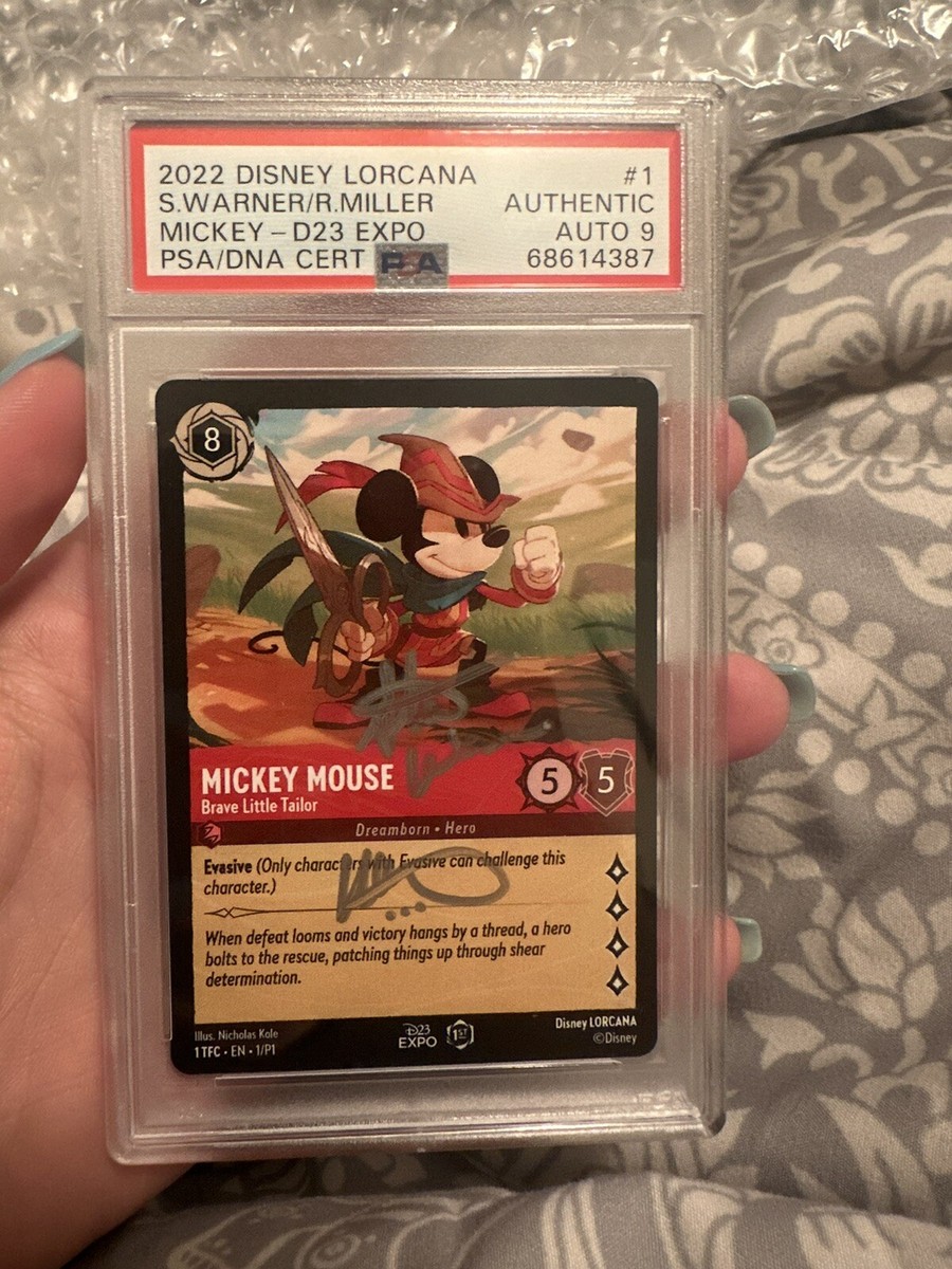 1st Edition Lorcana D23 2022 Disney Mickey Brave Little Tailor