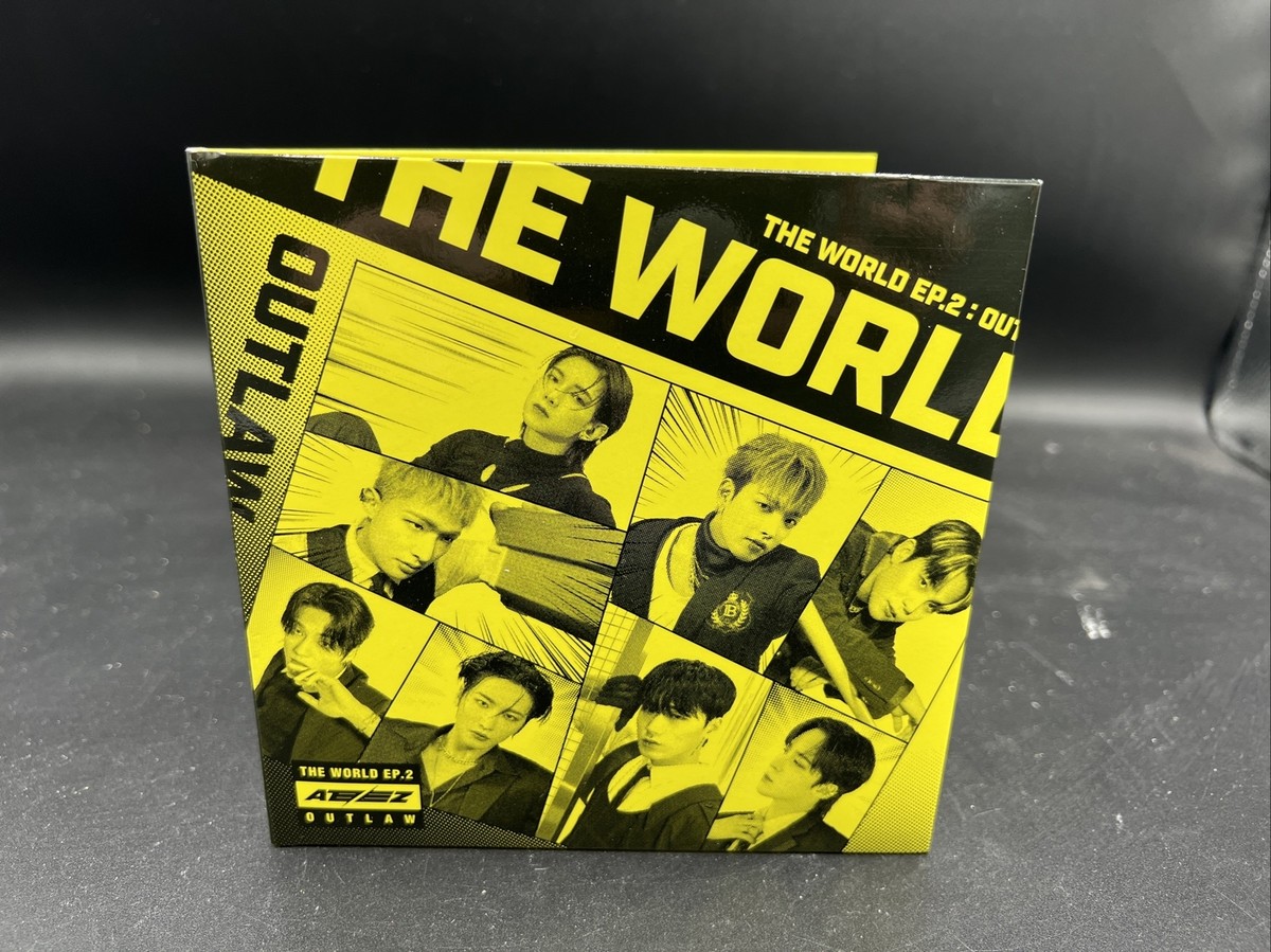 Ateez The World Ep.2 Outlaw Target Exclusive Digipak Album - no