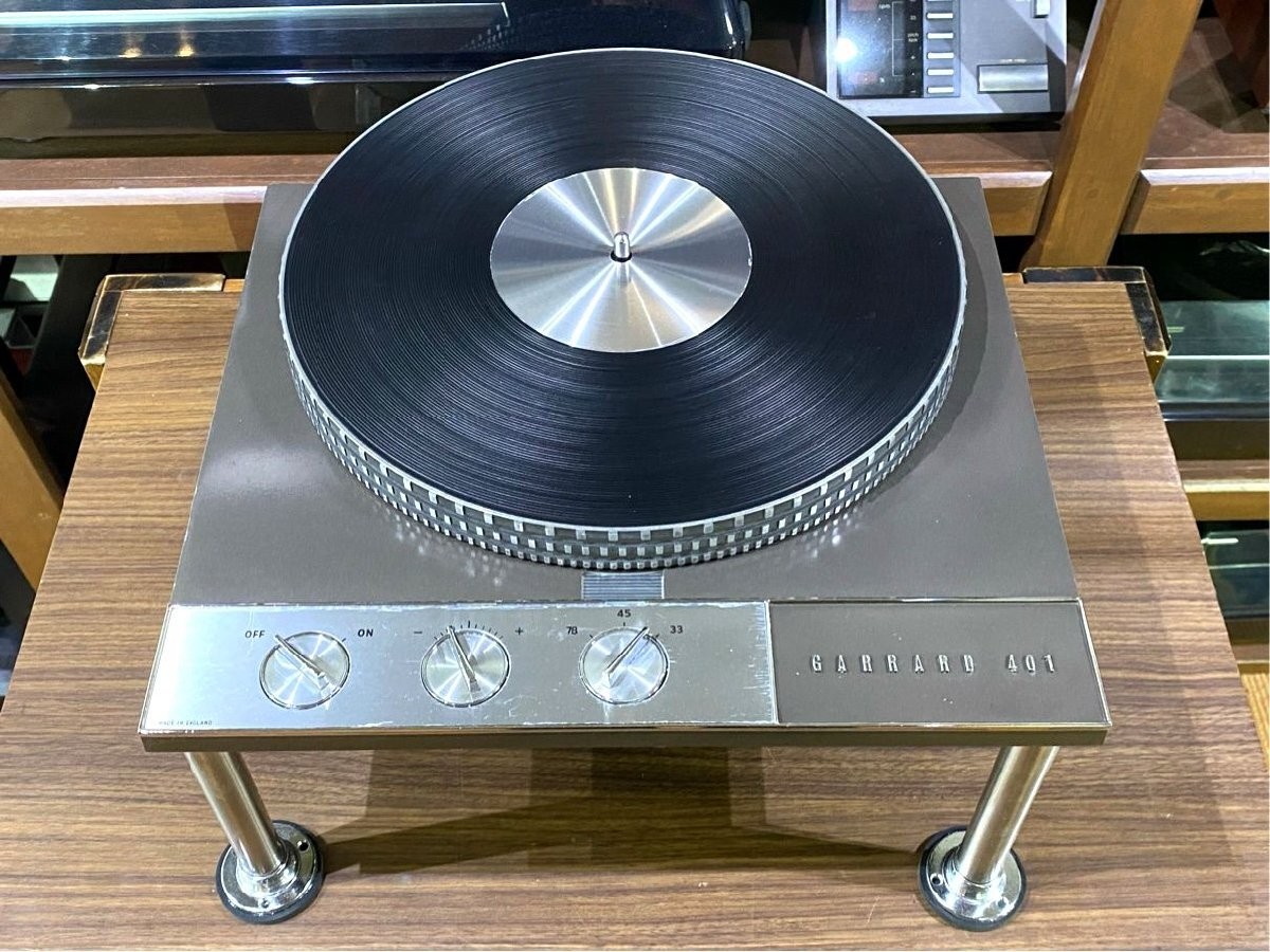 GARRARD 401 Turntable 50Hz specification rare Overhauled from