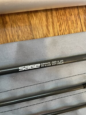 Sage 583-4 DS Graphite III #5-6 Line 8'3” 4-Piece Fly Rod Original