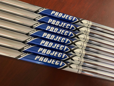 New Project X 5.0 Regular Flex Seven Piece Iron Shaft Pack (4 Iron
