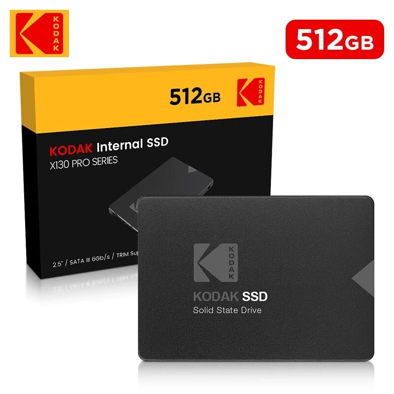 Kodak SSD Hard Disk 128GB 256GB 512GB 1TB SATA III 2.5 inch