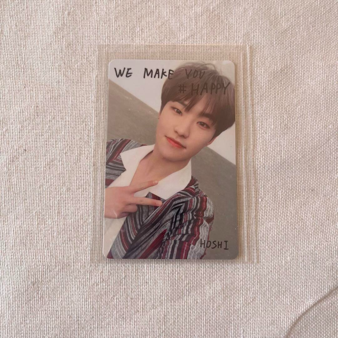 SEVENTEEN Japan 1st mini album we make you Hoshi Photocard A ver