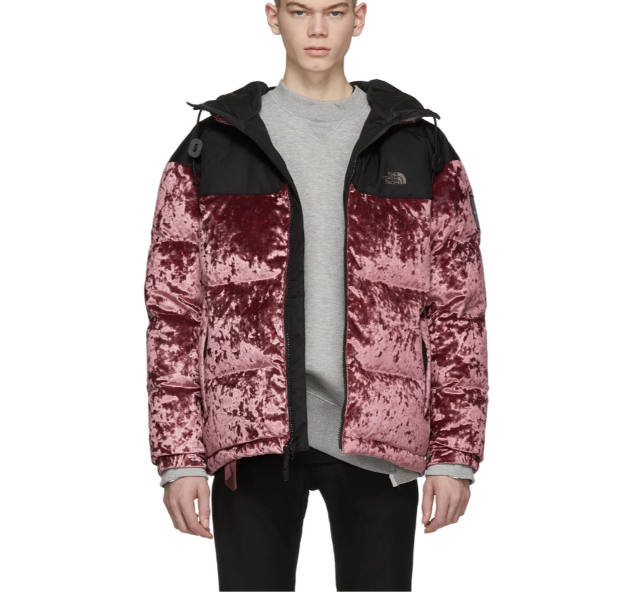 The North Face Black Series Velvet Nuptse Urban regal red down