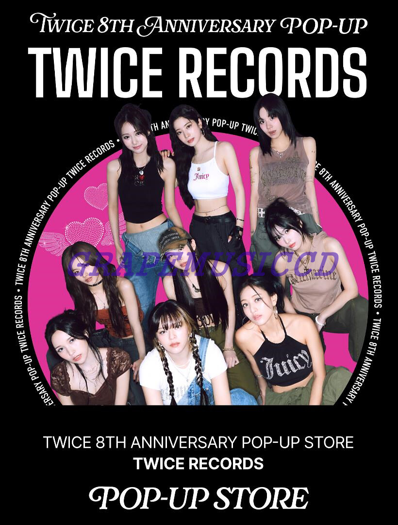 TWICE 8TH ANNIVERSARY POP-UP STORE TWICE RECORDS OFFICIAL MD IMAGE